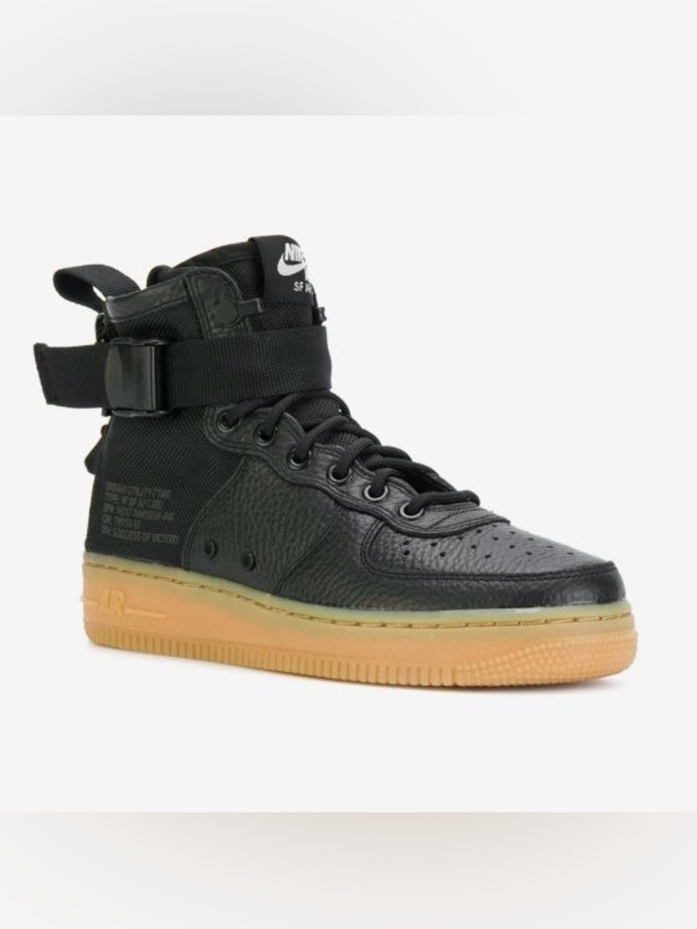 Nike SF Air Force 1 Mid Black Gum
